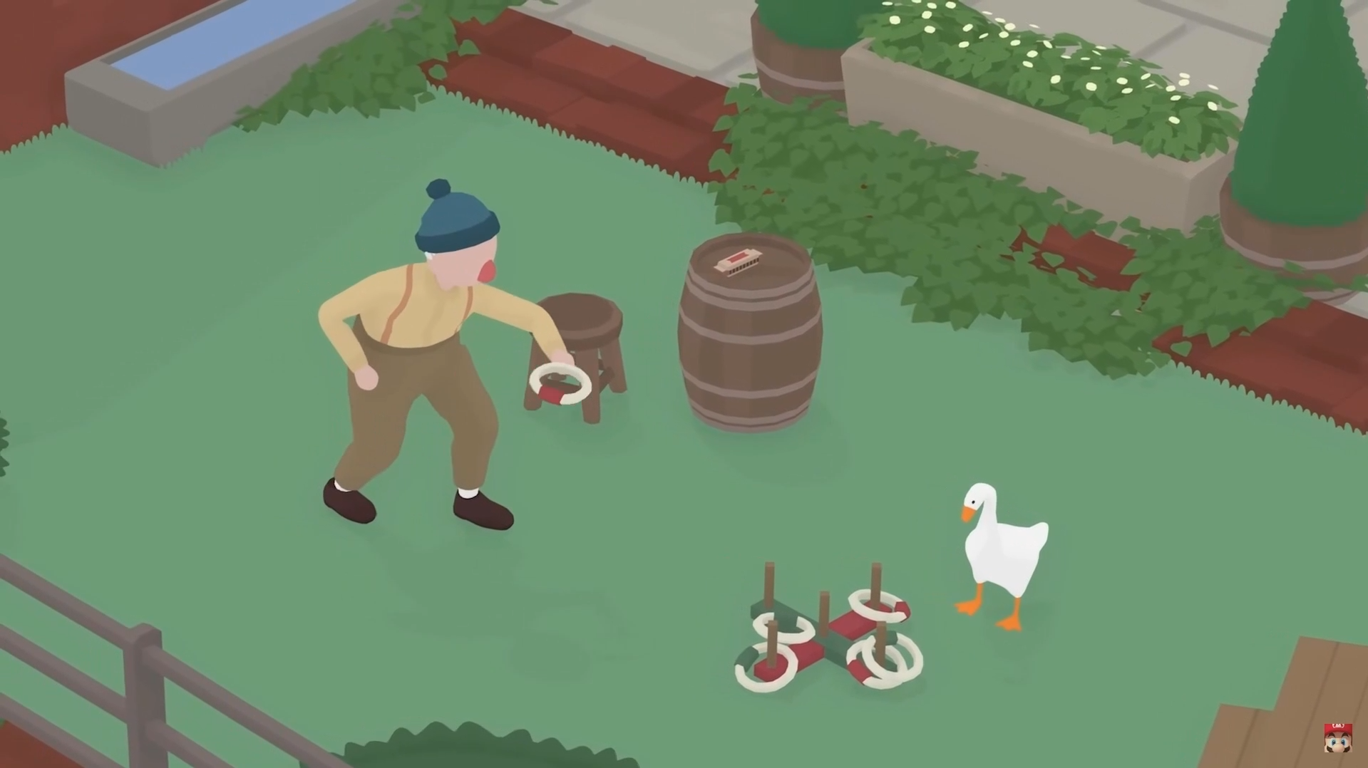 Capture du trailer Untitled Goose Game